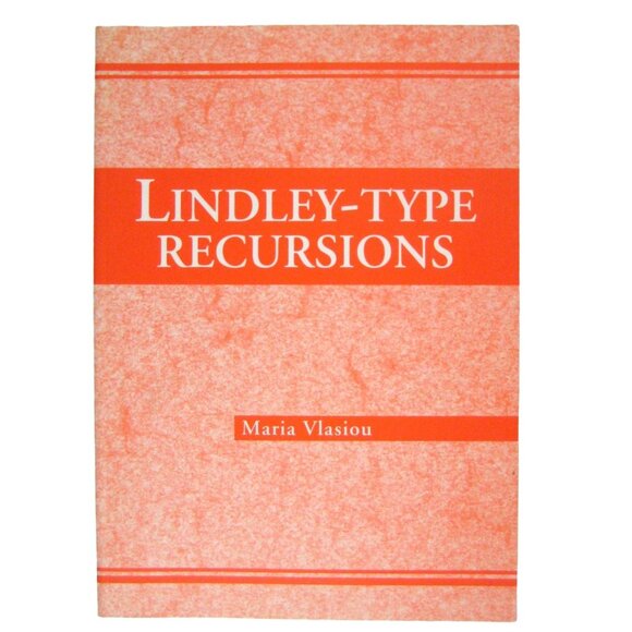 Lindley-Type Recursions by Maria Vlasiou Paperback 2006 - Picture 1 of 6